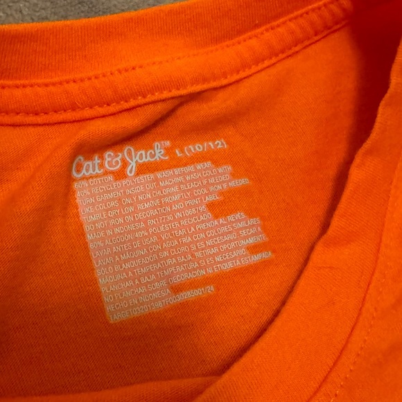 PUMPKIN 🎃 Sequins Shirt / Cat & Jack / Large (10/12) - Picture 5 of 10